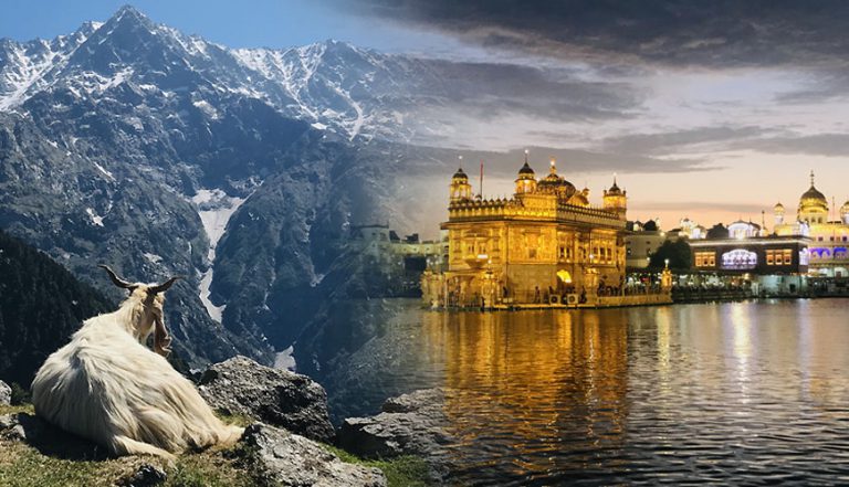 Travel scenery featured in the North India tour