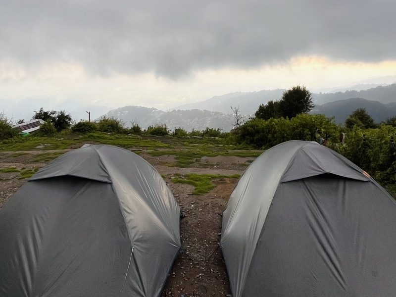 Camping in Triund Hill