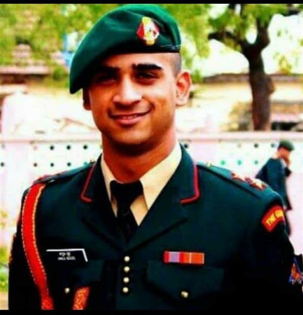 Martyred in Kashmir, Major Anuj Sud mourned in Dharamsala