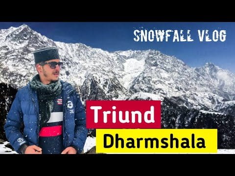 Triund trek, Dharmshala | snowfall is here | himachal wala