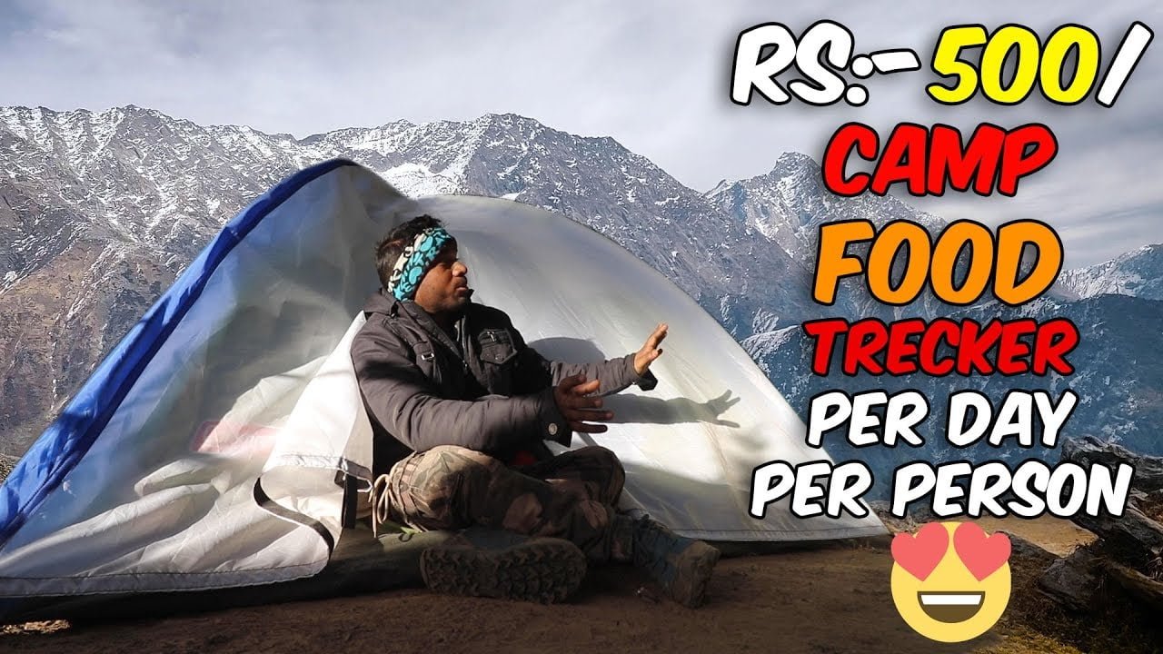 Rs 500 Camping In Triund Trek In December In 2020 | Himachal Pradesh Tourism