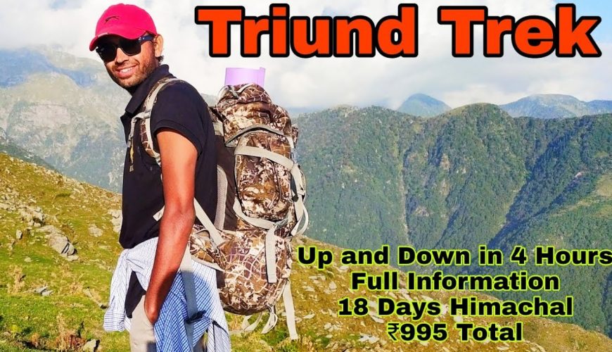 Triund Trek McLeodGanj Dharamshala #Trekking in Himalayas #Camping Triund #Bhagsunag #CandidJourneys