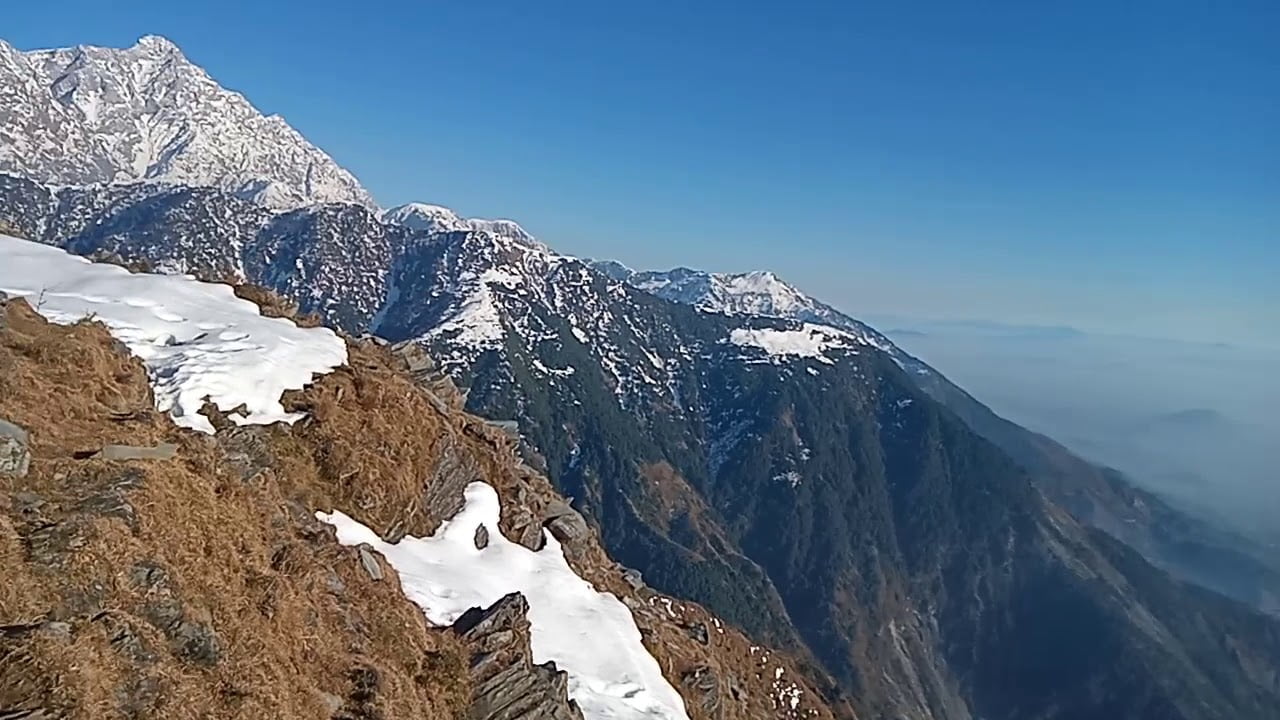 Triund Trek in route from waterfall way || Winter Time Adventure