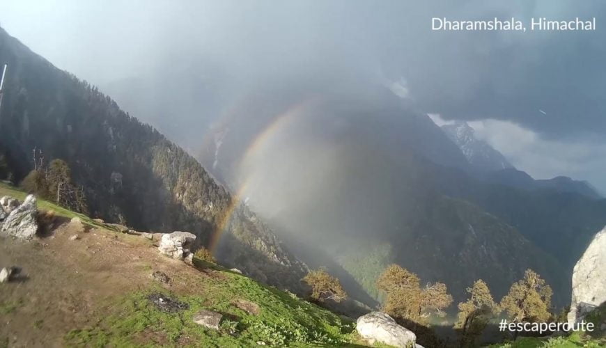 Dharamshala Bike Trip | Triund Trek and 3 Rainbows | Escape Route | Sumit Singh Jamwal