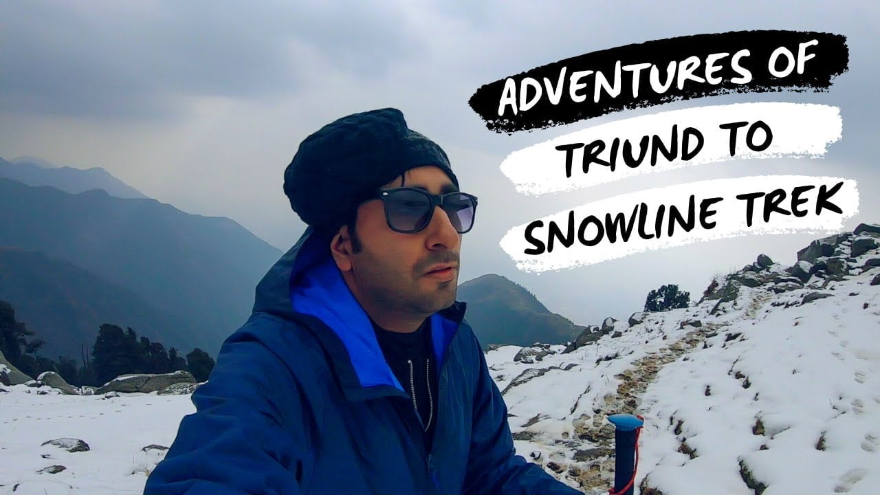 A Thrilling trek above Triund | Triund to Snowline cafe