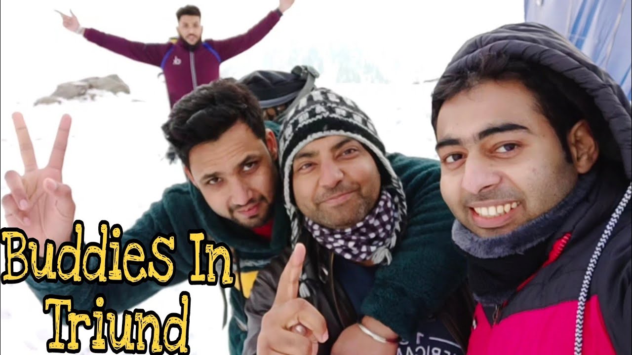 Buddies in Triund || Winter Trek || Travel Vlog || Amar Saini || First Shoot Official