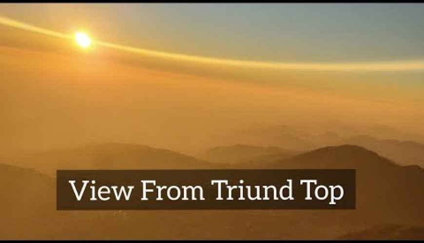 Triund Trek | View From Triund Top | Travel YouTube Shorts