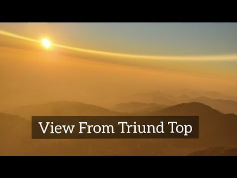 Triund Trek | View From Triund Top | Travel YouTube Shorts