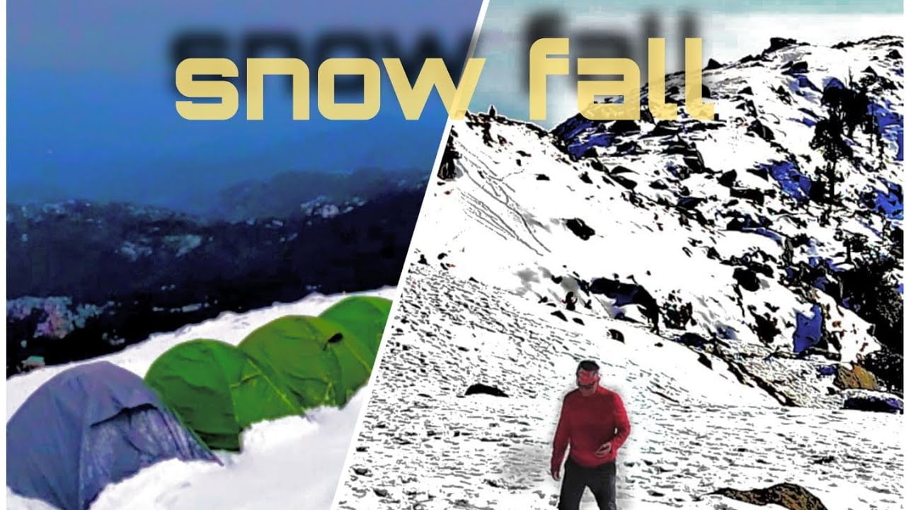 triund trek in winter enjoy snow fall at triund top|triund maclodganj dharamshala|mountain hiker