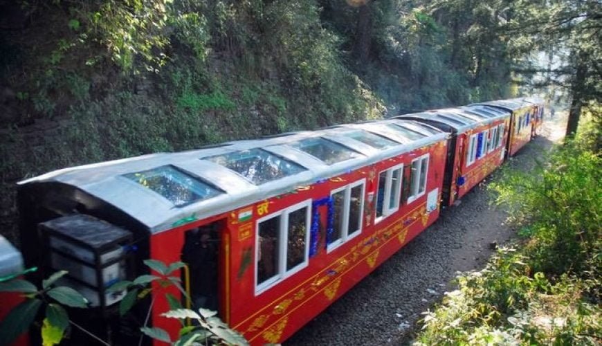 First 7-coach vistadome train chugs on Kalka-Shimla route