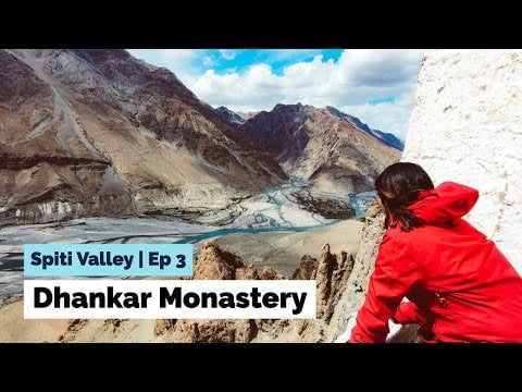The enchanting Dhankar Lake and the jaw dropping view of Dhankar Monastery- Spiti Valley Part 3
