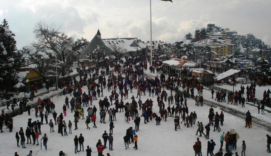 The wrong kind of snow that filled up Shimla