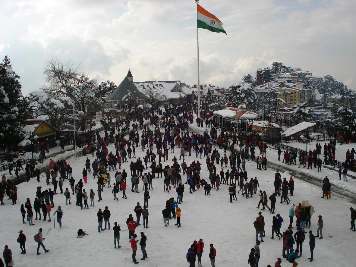 The wrong kind of snow that filled up Shimla