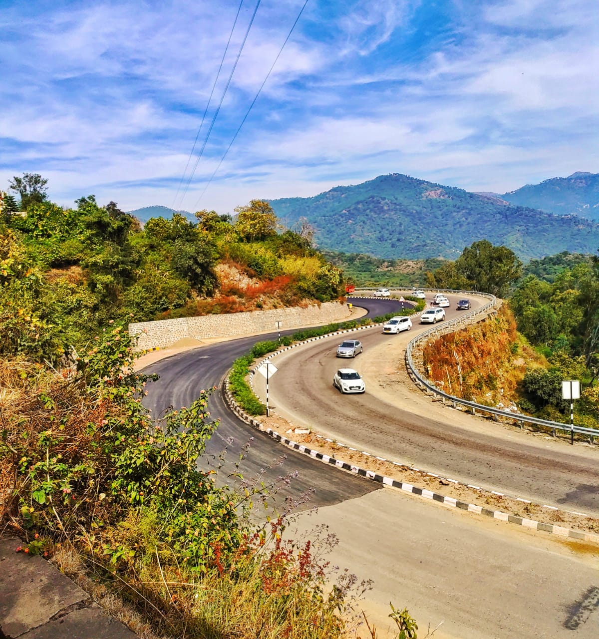 [OC] Shimla-Chandigarh Highway (under construction)