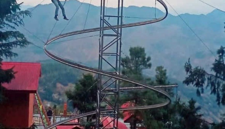 Enjoy roller coaster zipline in Kufri