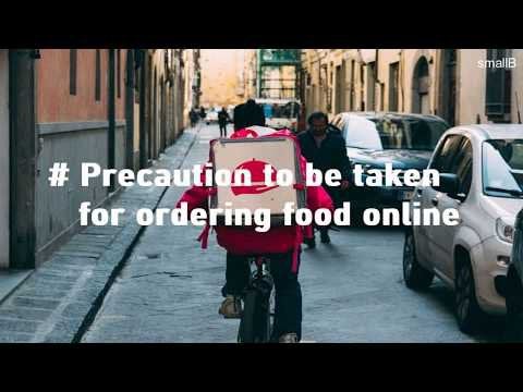 Precautions to be taken while ordering food online